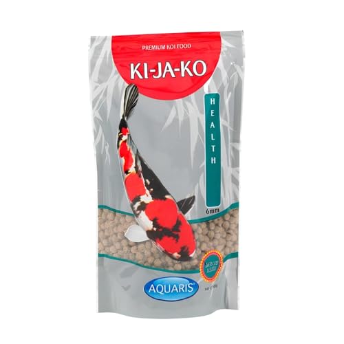 KI-JA-KO Health – Comida para Peces Koi con Actigen para Apoyar el Sistema Inmunológico y FORPLUS (Algas Ricas en Omega-3). Alimento Natural para Carpas koi - 3 kg / 6 mm
