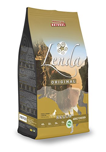 Lenda Alimentacion Completa para Perros y Gatos - Comida para Perro Original Adulto de Pollo - 15 kg