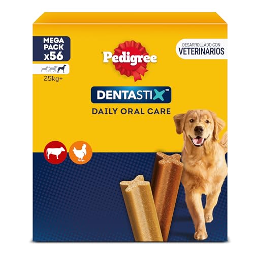 Pedigree Dentastix Snack Dental para la Higiene Oral de Perros Grandes (1 Pack de 56ud)