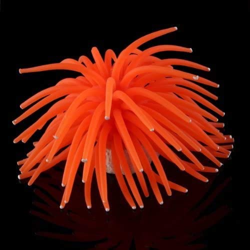 Jilibaba - Figura decorativa de acuario de silicona, diseño de coral