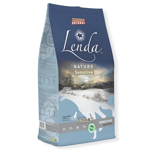Lenda Sensitive 3Kg - Pienso Hipoalergénico para Perros Jóvenes y Adultos con Alergias Severas o Intolerancias | Pienso Gastrointestinal con Pescado Blanco | Comida Perros Natural y SIN Cereales