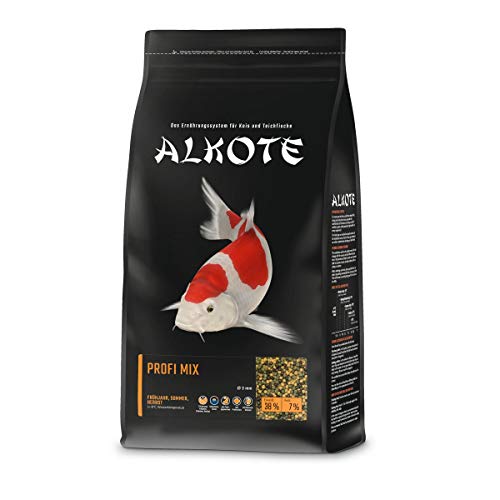 AL-KO-TE, Comida para 3 Estaciones para Kois, Primavera a otoño, pellets flotantes, Comida Principal Profesional Mixta, 1 kg (1 Unidad)