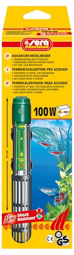 Sera 8720 Normalmente Calefactor 100 W (para 100 L) Calidad Calefactor con schockresistentem Cristal de Cuarzo, precisión de Circuito de Seguridad y de Seguridad Protector