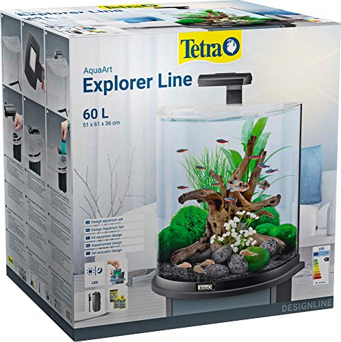 Tetra Acuario Tetra AquaArt LED 60L Línea Explorer 60L
